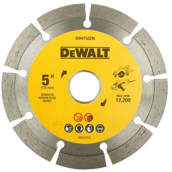 Dewalt  Diamond  Marble Cutting Blades Model No: DW47502MB25-IN