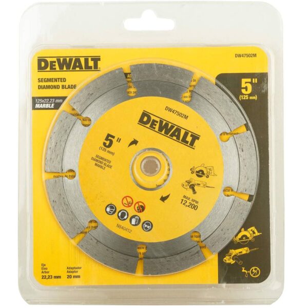 Dewalt  Diamond  Marble Cutting Blades Model No: DW47502MB25-IN - Image 2