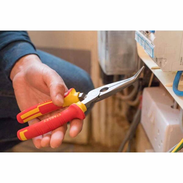 Vde Bent Nose Pliers - 200m Model No: 0-84-008 - Image 7