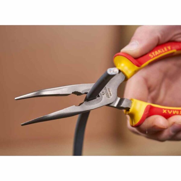 Vde Bent Nose Pliers - 200m Model No: 0-84-008 - Image 3